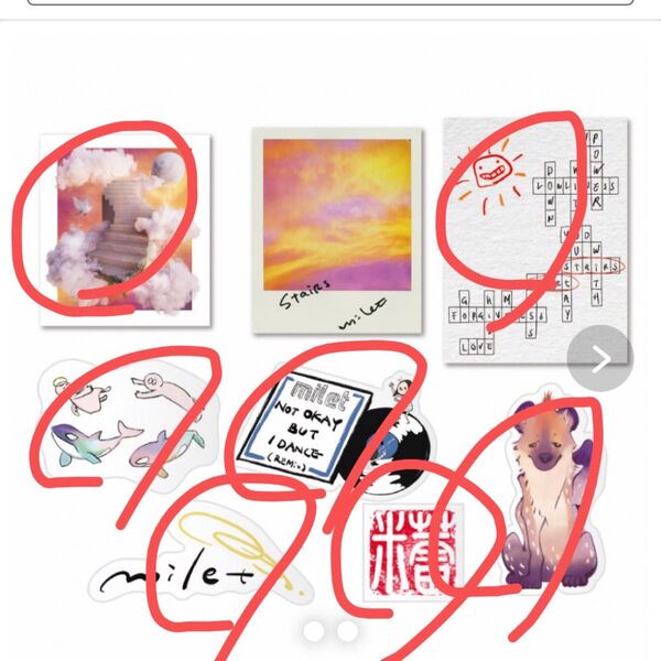 milet stairs ステッカーセット