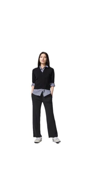 ウォッシャブルニットリブパンツ UNIQLO