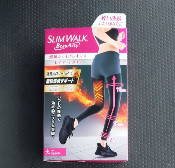 最終値下げ! スリムウォーク ビューアクティ 燃焼シェイプレギンス S~M 1個