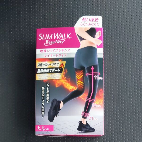 最終値下げ! スリムウォーク ビューアクティ 燃焼シェイプレギンス S~M 1個
