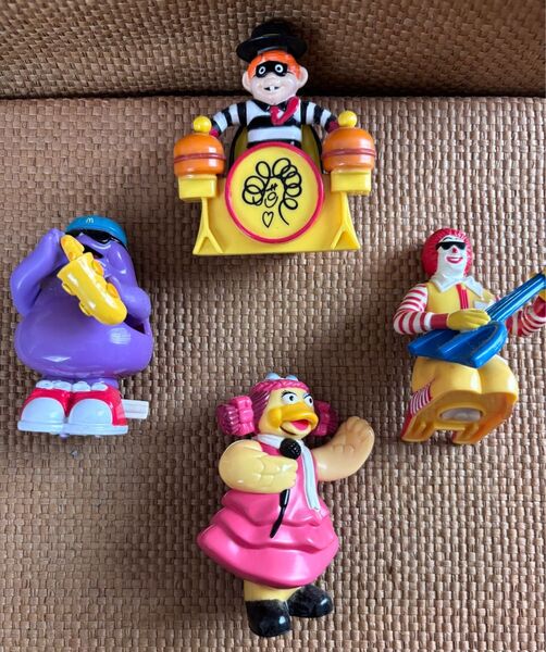 マクドナルド ハッピーセット ドナルド バーディー グリマス ハンバーグラー 1996 レトロ 当時物 ミールトイ