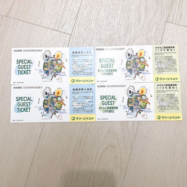 グリーンランド 入場券 ホテル飲食割引券