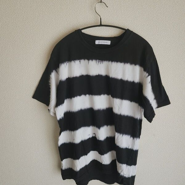 AZUL BY MOUSSYアズール 半袖Tシャツ Mサイズボーダー柄 ゆったりサイズ メンズ&レディース