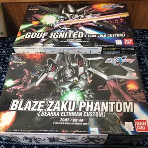 HG 1/144 グフイグナイテッド(イザーク機) ブレイズザクファントム(ディアッカ機) セット