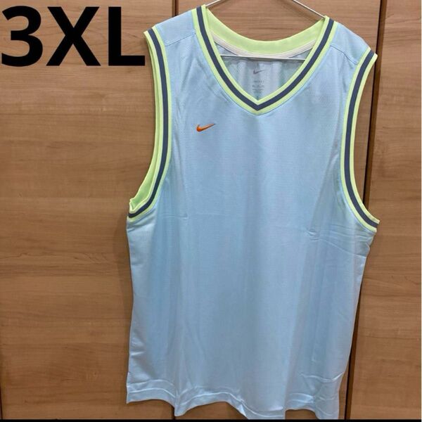Nike ナイキ タンクトップ バスケットボール 3XL 水色 DRI-FIT