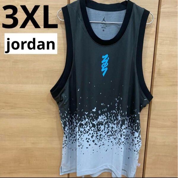 jordan ジョーダン タンクトップ ザイオン 3XL 黒 DRI-FIT