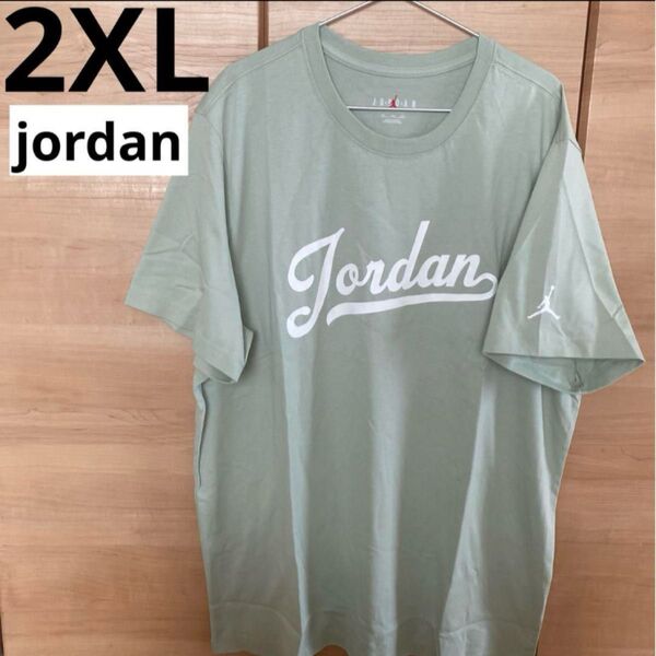 ジョーダン JORDAN Tシャツ 緑 2XL メンズ オーバーサイズ