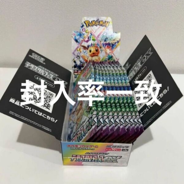 テラスタルフェスex 1box 10パック 中身そのまま 封入率一致 入れ替え無し!即日発送!
