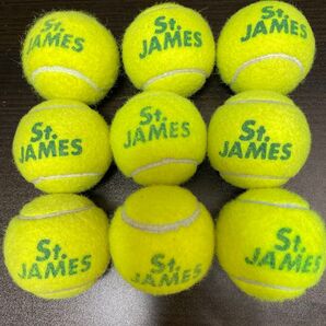 野球などに!訳あり! 硬式テニスボール St JAMES 野球トスバッティングやキャッチボール おもちゃ