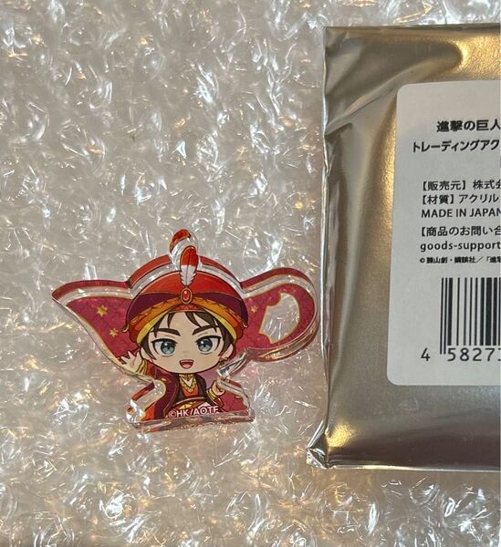 進撃の巨人 100時間カレー アクリルブロック エレン ミニキャラ