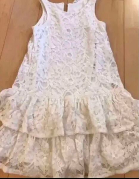 H&M 白レース ワンピース 110