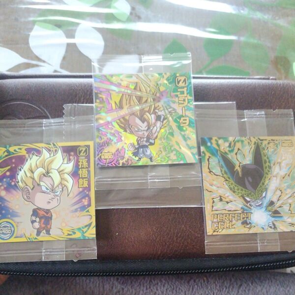 ドラゴンボール超戦士シールウエハースレアシール3枚