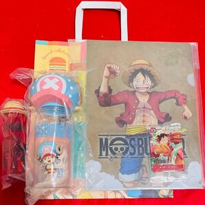 【新品未使用】ワンピース×モスバーガー コラボグッズ