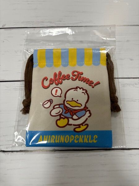 サンリオキャラクターズ ミニ巾着 あひるのペックル