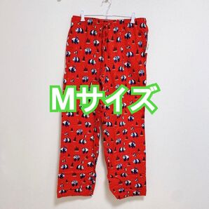 パジャマ ボトムス フランネル 部屋着 メンズ パンダ柄
