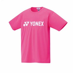 YONEX ヨネックス ユニドライTシャツ ピンク ネオンピンク M ベリークール UVカット 吸汗速乾 制電