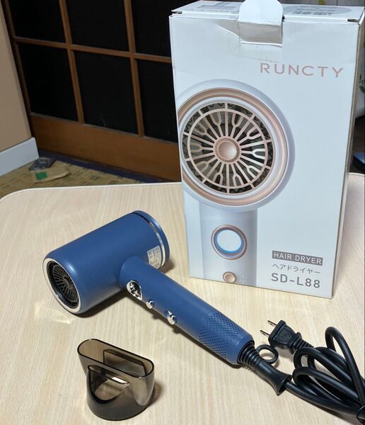 ジャンク品 RUNCTY ヘアドライヤー SD-L88 ネイビー