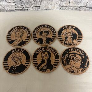 ワンピース グッズ コルクコースター ルフィ ゾロ ウソップ サンジ ロビン フランキー
