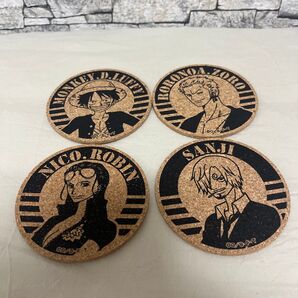 ワンピース グッズ コルクコースター ルフィ ゾロ サンジ ロビン