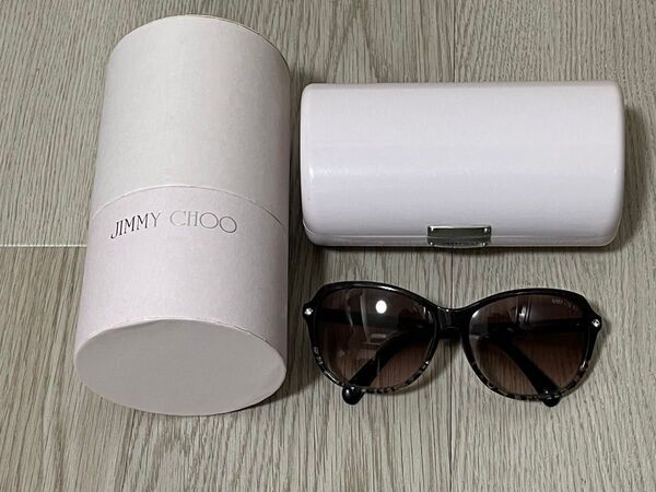 JIMMY CHOO ジミーチュウ ブラウン キャットアイフレーム サングラス
