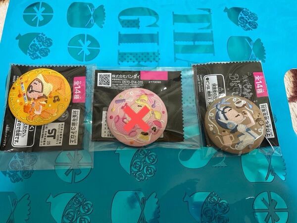 2点セット】藤原はづき 妹尾あいこ(パティシエ) おジャ魔女どれみ 刺繍缶バッジ