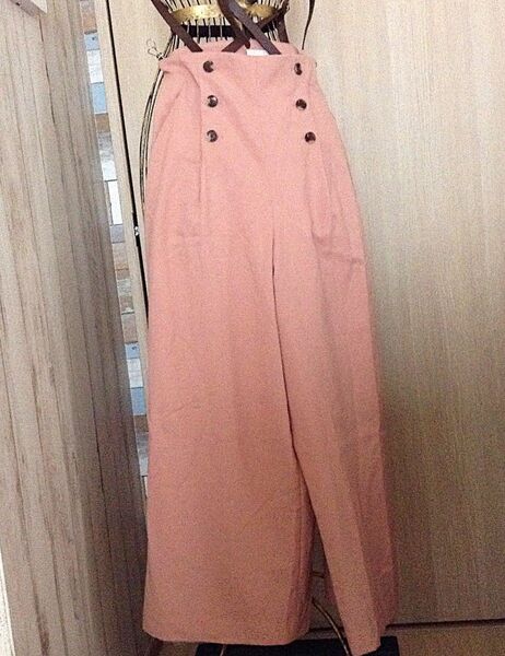 【プロポーションボディドレッシング サロペットワイドパンツ ピンク サイズ3 PROPORTION BODY DRESSING】