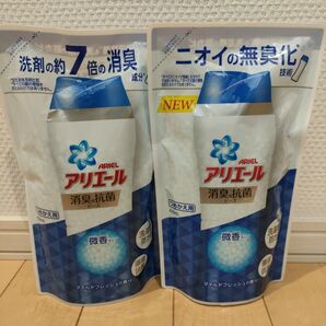 P&G アリエール 消臭&抗菌ビーズ マイルドフレッシュ つめかえ用 430mL 2個セット詰め替え用 衣料用消臭剤