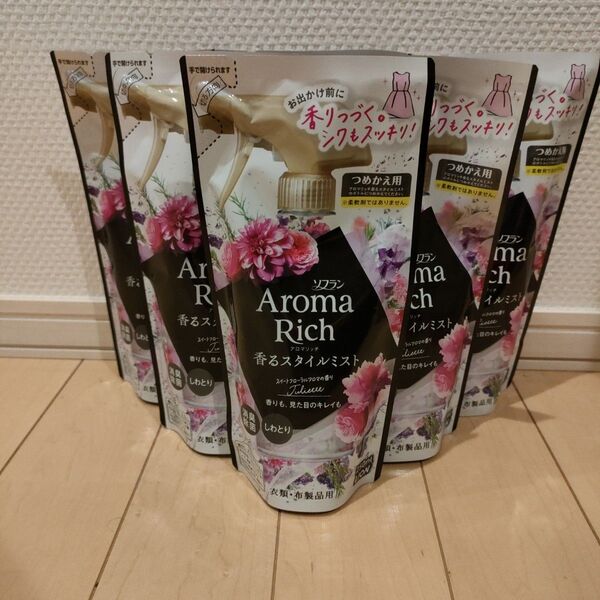 ライオンソフラン アロマリッチ 香るスタイルミスト ジュリエット つめかえ用 250mL6袋セット