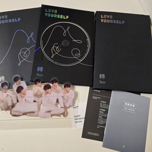 LOVE YOURS SELF BTS 轉 tear アルバム CD 防弾少年団
