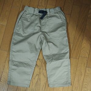新品GUタグ無しドライストレッチクロップドパンツ160