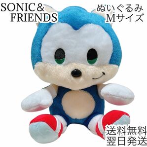送料無料 未使用 ソニック ぬいぐるみ Mサイズ SONIC&FRIENDS ソニック&フレンズ セガ