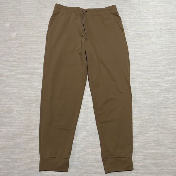 UNIQLO ユニクロ アクティブ ストレッチ ジョガー パンツ ブラウン L 速乾 サラサラ