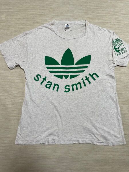 adidas Stan Smith Tシャツ ヴィンテージ トレフォイル タグ ロゴ 状態良