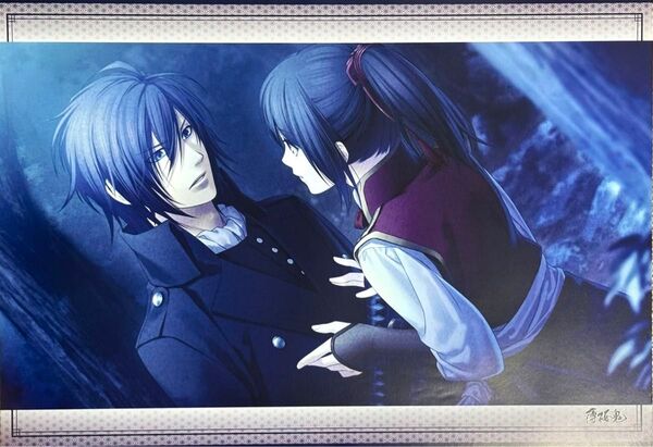 【希少】薄桜鬼 斎藤一 紫蘭想話 聖地巡礼 スタンプラリー A2ポスター