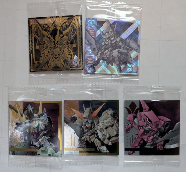 にふぉるめーしょん 機動戦士ガンダム シールウエハースvol.3 〜 鉄血のオルフェンズ 5枚 シークレット