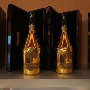 【2本セット】ARMAND DE BRIGNAC BRUT GOLD シャンパン ゴールド 空瓶箱付き