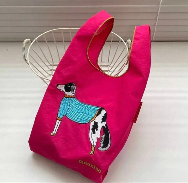 2025新しいminiボールアンドチェーン バッグ ミニ 犬 刺繍 トートバッグ