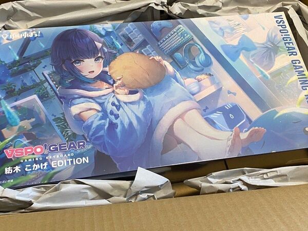 【新品未開封】紡木こかげ VSPO! GEAR ゲーミングキーボード ぶいすぽっ