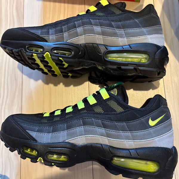 NIKE ナイキ AIR MAX エアマックス 95. US10 28 ブラックネオン FV4710-001