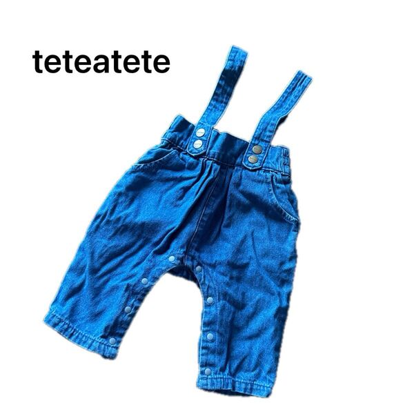 teteatete テータテート サロペット オーバーオール キッズ デニムオーバーオール 子供服 ベビー服
