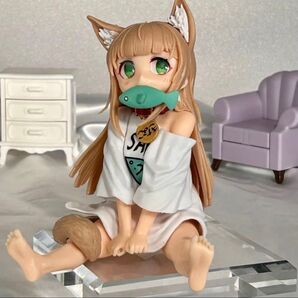 うちのねこは女の子でかわいい お魚くわえたきなこ