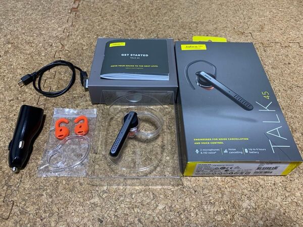 【送料無料】日本語化 Jabra Talk 45 シルバー 片耳 Bluetooth ヘッドセット ジャブラ アップデート済み