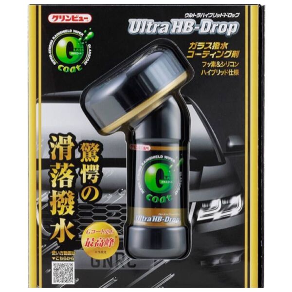 クリンビュー ウルトラハイブリッドドロップ 車用 ガラス撥水剤 ガラスコート 80ml クリンビュー 撥水 梅雨対策 梅雨 雨