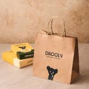 DROOLY ドローリー 紙袋 ショッパー 犬 スイーツ デパート 2枚 大阪 梅田 限定