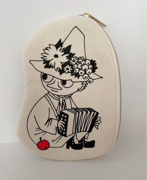 MOOMIN ムーミン スナフキン ポーチ 付録 ノベルティ steady ステディ ナノユニバース 雑誌付録 ダイカット