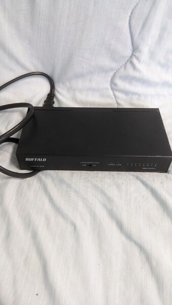 バッファロー BUFFALO Giga対応 金属筐体 電源内蔵 8ポート LSW6-GT-8NS/NBKブラック スイッチングハブ