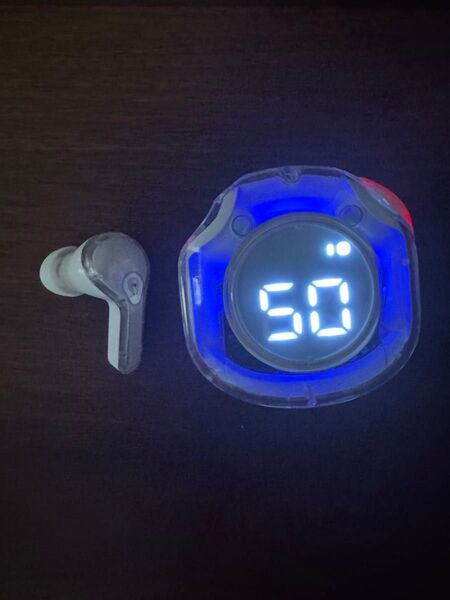ワイヤレスイヤホン クリアイヤホン Bluetoothイヤホン 透明イヤホン