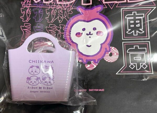 ちいかわらんど 新宿 ノベルティ バスケット ナップサック