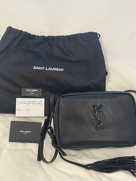SAINT LAURENT サンローラン ルー カメラ ショルダーバッグ LOU ブラック