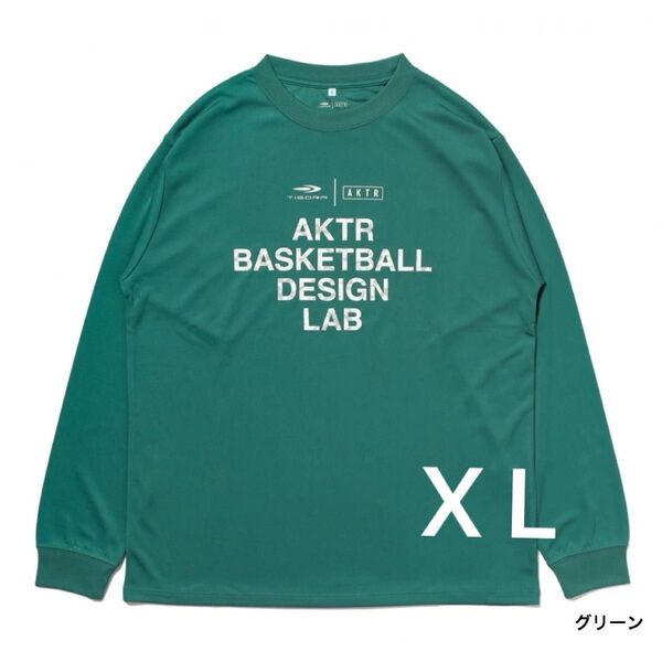 TIGORA×AKTR LOGOプリント 長袖Tシャツ